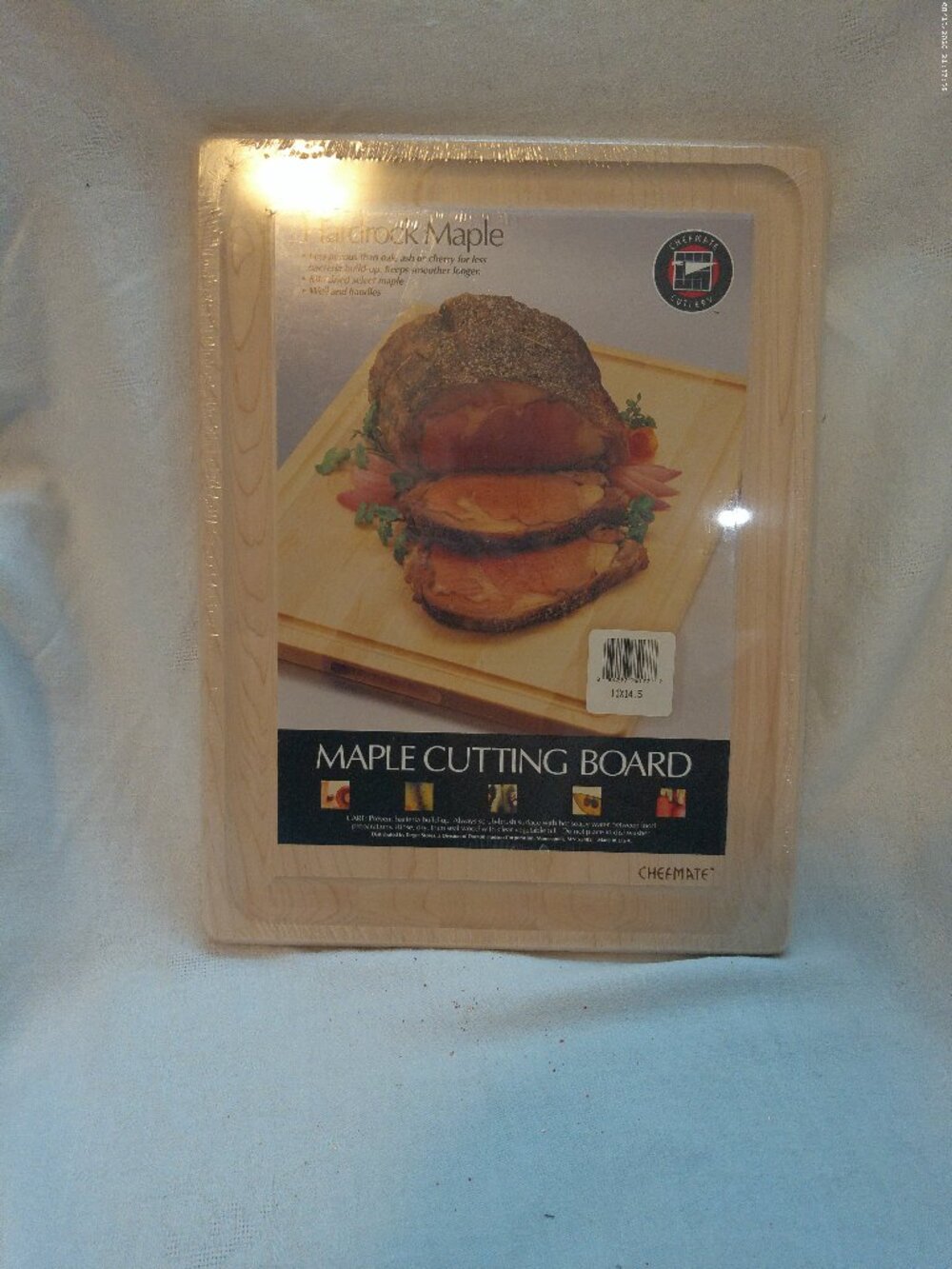 Chefmate Cutlery Hardrock Mape Cutting Board NIP